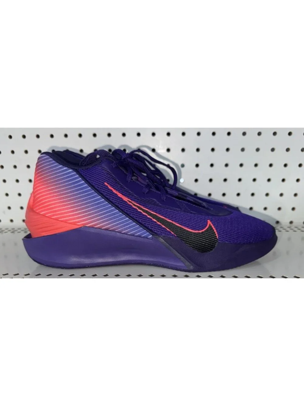 Nike GT Jump Academy Wild Grape Bright Crimson Mens Basketball Shoes Size 10